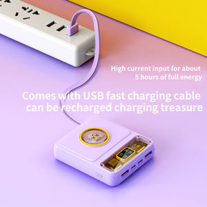 10000mah ชาร์จด่วนโปร่งใส Powerbank มินิแบบพกพาน่า<span class=keywords><strong>รัก</strong></span>สัต<span class=keywords><strong>ว</strong></span>์เลี้ยงรูปแบบ Power Bank สําหรับโทรศัพท์ - Product Image 5