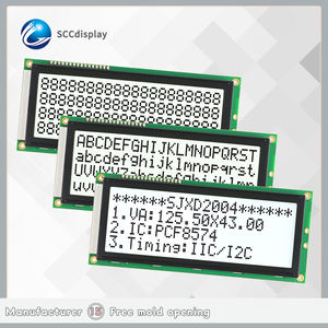 Pantalla de matriz de puntos funcional <span class=keywords><strong>20X4</strong></span> Pantalla de caracteres LCD Cob positiva blanca de 2017 para la industria IIC/I2C LCM Display - Product Image 2