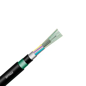 GYTA53 Optical Cable Outdoor Waterproof Armoured Optical Cable 24/48/96/144 Core