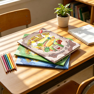 Impresión de Libros de Cuentos Infantiles con Encuadernación Perfecta Personalizada, Libro de Imágenes de Lectura para Niños con Tapa Blanda - Product Image 5