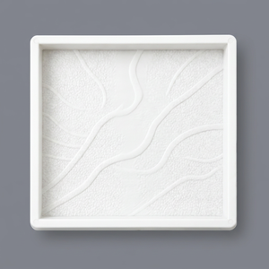Molde de Plástico PP para Adoquines de Hormigón de 400 × 400 × 50 mm con Superficie con Patrón de Nubes - Product Image 1
