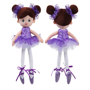 Bambole di Pezza Morbide e Carine per Ragazze, Vendita all'Ingrosso di Economici Giocattoli di Peluche Imbottiti in Cotone a Forma di <span class=keywords><strong>Ballerina</strong></span> - Product Image 4