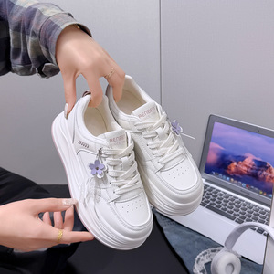 Nouvelles Chaussures Décontractées à Semelle Épaisse pour Femme 2026 – Été, Semelle Souple, Rehaussantes, Confortables pour la Peau, Polyvalentes, Sportives, Extérieur - Product Image 2
