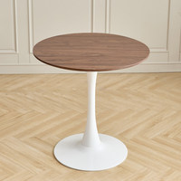 Table à manger mobile de luxe en marbre style nordique avec plateau en ardoise et structure en acier carbone, 4 places, pour bureau, réception, café, balcon