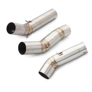 <span class=keywords><strong>GSXR</strong></span> 600 <span class=keywords><strong>750</strong></span> K6/7/8/9/10/11/12/13/14/15 Tuyau de liaison intermédiaire d'échappement de moto à enfiler 51mm, adaptateur de section d'échappement pour silencieux - Product Image 1