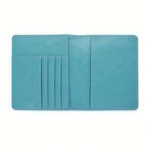 Porte-passeport de style italien avec blocage RFID, bande élastique, étui de protection de voyage en cuir PU imperméable - Product Image 3