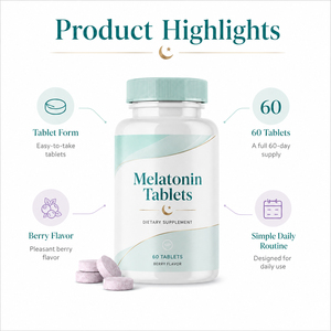 Offre Spéciale : Complément Liposomal Végétalien en Vrac 3mg 5mg 10mg – Comprimés de Magnésium, L-Théanine, Ashwagandha, Mélatonine pour Améliorer la Mémoire et le Sommeil (60 comprimés) - Product Image 4