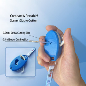 Taglierina Portatile per Cannucce di Seme Veterinario per Allevamento Bovini Suini Ovini 0.25ml 0.5ml con Posizionamento Automatico - Product Image 2