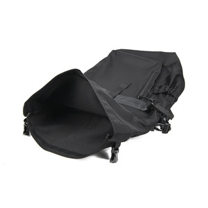 Aierhe <b>Roll</b> <b>Top</b> <b>Backpack</b> Black 15 Inch Laptop Bag Lightweight Travel <b>Backpack</b> For Men College Student Schoolbag - Product Image 4