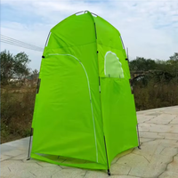Tente de Douche Pliable en Aluminium pour l'Extérieur, Plage, Camping, Toilettes, Vestiaire, Simple Couche, Légère et Imperméable