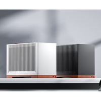 Boîtier Mini-ITX en alliage d'aluminium Qiao Si Bo T9 pour ordinateur de bureau, neuf, sans ports frontaux, capacité 11L