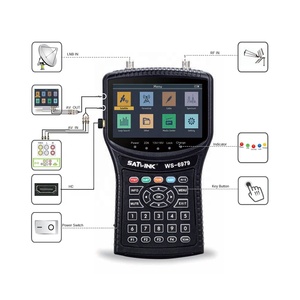 2026 Satlink WS-6979 Misuratore Combo DVB-S/S2/T/T2/C H.265 con Schermo LCD TFT HD da 4.3 Pollici e Batteria Li-Ion 7.4V/3000mAh - Product Image 2