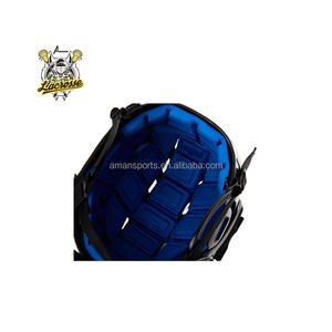Casco de hockey sobre hielo personalizado de fábrica de <span class=keywords><strong>Amman</strong></span> casco de jugador con jaula de hockey sobre hielo lacrosse entrenamiento de atletas equipo de casco protector - Product Image 6