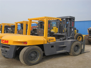 2022 Used USA TCM Diesel <b>Forklift</b> 10 Ton Gearbox Motor Warehouse Material Handling Equipment Stacker 4WD Rough Terrain Solid - Product Image 2