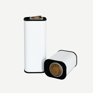 Boîtes en fer blanc rectangulaires personnalisées avec logo, 100 ml/120 ml, pour huile d'olive, huile comestible, aliments en conserve et bonbons - Product Image 1