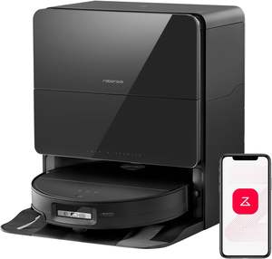 <span class=keywords><strong>Roborock</strong></span> Saros <span class=keywords><strong>10</strong></span> Aspirateur robot et serpillière 22000Pa Super aspiration Évitement d'obstacles par IA Détection intelligente de la saleté Ultra-mince 3,14 pouces - Product Image 1