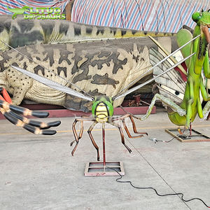 Libellule animatronique géante robotisée qui bouge, modèle d'insecte qui bat des ailes - Product Image 6