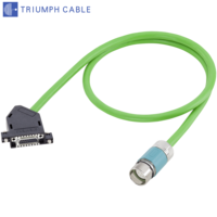 Câble d'encodeur S120 6FX5002-2CA34 connecteur d'assemblage de câble de Bus de Communication de commande de câble Servo adapté pour Siemens Drive CLiQ