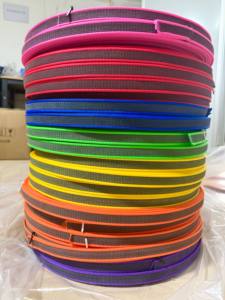 Chiều Rộng Màu 20Mm 25Mm Chống Trượt Cao Su Grip <span class=keywords><strong>Webbing</strong></span> Không Trượt Polypropylene Con Chó Dây Xích Vải Cho Vật Nuôi Thắt Lưng - Product Image 6