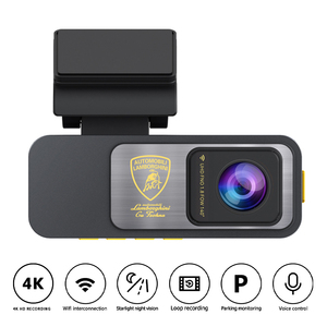 Caméra embarquée 4K Ultra HD, caméra de voiture DVR, <span class=keywords><strong>vision</strong></span> nocturne, Wifi, mémoire 64 Go, enregistrement en boucle, grand angle 170 degrés, enregistreur vidéo de voiture - Product Image 1