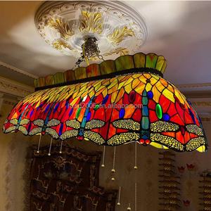 Lámpara Colgante de Techo con Diseño de Libélula de 42 Pulgadas, con Seis Luces, para Decoración de Hogar, Bar y Comedor, Suministro de Fábrica China - Product Image 1