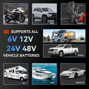 เครื่องตรวจสอบแบตเตอรี่ไร้สาย KONNWEI BK400 ปี 2026 บลูทูธ <span class=keywords><strong>5.2</strong></span> 6V 12V 24V 48V เครื่องมือทดสอบสภาพแบตเตอรี่รถยนต์ พร้อม GPS สำหรับ Android IOS - Product Image 2