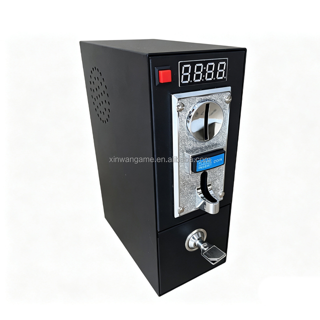 DC12V 6-Type Multi Coin Acceptor Timer Board Control Timing Metal Cash Box for Self-Service Massage Chair Arcade Game Machine