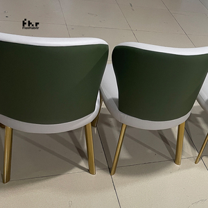 Chaise de restaurant moderne en cuir PU avec coussin moelleux, design contemporain pour salle à manger, extérieur et hôtel, mobilier commercial - Product Image 3