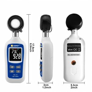 XEAST XE-113 Luxmètre numérique électronique avec mini-écran LED, testeur d'intensité lumineuse, prise en charge OEM personnalisée, garantie usine 1 an - Product Image 6