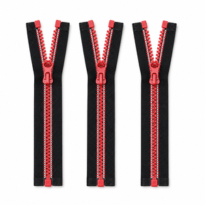 Fermetures éclair en nylon en gros de l'usine du Vietnam, à extrémité ouverte, avec curseur personnalisé pour vêtements et bagages - Product Image 1