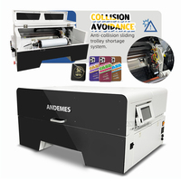 Andemes Imprimante UV personnalisée Dtf Single Dx7 Nouvelle imprimante UV A3 colorée entièrement automatique à impression améliorée