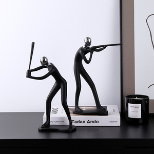 Décoration intérieure minimaliste moderne Sculpture en résine abstraite Ornements de bureau Décoration d'intérieur Décoration intérieure de la maison - Product Image 6