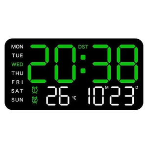 Multifunctional LED Display <b>Clock</b> Countdown Timer DST Function Auto Manual Brightness Adjustable Desk <b>Clock</b> - Product Image 1