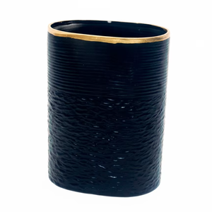 Vase ovale en verre transparent moderne pour la décoration de la maison, arrangement floral, vase en verre transparent décoratif pour centre de table de mariage, vente en gros - Product Image 1