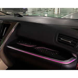 Amélioration de l'éclairage ambiant intérieur de voiture à LED LHD pour Toyota Alphard 2015-2023, accessoires de garniture - Product Image 2