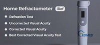 Eye Tester Astigmatism Evaluation Device Portable Refractometer with Handheld Rotary Dial for Community Vision Programs HAR-100