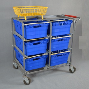 Carro de manipulación de suministros de almacenamiento y supermercado para una recogida eficiente - Product Image 5