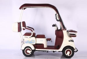 Nouveau modèle 2026 – Véhicule électrique à quatre roues avec <span class=keywords><strong>toit</strong></span> intégré et protection contre la pluie, <span class=keywords><strong>scooter</strong></span> de mobilité pour personnes âgées, moteur 800W 1000W - Product Image 2