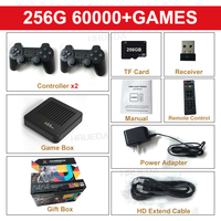 G11 برو صندوق الألعاب الفيديو وحدة التحكم 256G بنيت-في 60000 + الرجعية ألعاب 2.4G لوحة ألعاب لاسلكية 4K عالى الدقة TV Box لعبة وحدة ل PS1/GBA