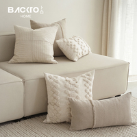 Designer BOHO dekorative Leinen getuftete Stickerei Sofa Kissen Kissen bezug Blumen Throw Kissen bezug Wohnzimmer Wohnkultur
