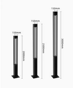 Современный открытый <span class=keywords><strong>3</strong></span> м 4 м 6 м садовый столб верхний свет водонепроницаемый алюминиевый светодиодный Ландшафтный уличный столб садовый светильник - Product Image 1