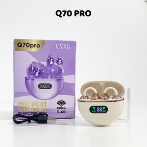 หูฟังไร้สายแบบ True Wireless Stereo OWS Air Conduction แบบหนีบหู สำหรับเล่นกีฬา พร้อมระบบตัดเสียงรบกวนในการโทร และหน้าจอ LED แสดงผลแบบดิจิตอล - Product Image 4