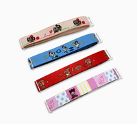 Bande élastique jacquard personnalisée à transfert thermique avec logo sur mesure pour fermeture de carnet, journal ou livre