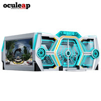 Simulateur de vol VR 9D, nouveau matériel VR/AR/MR, jeux d'arcade 5D, simulateur de montagnes russes 7D, jeux VR, 8 personnes, machine de jeu 3D 12D