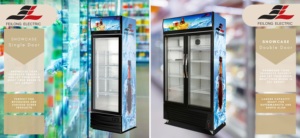 Armario vertical para bebidas de 298L, refrigerador combinado, modelo: LSC-298 - Product Image 5