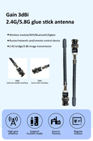 Antenne RF1.13 avec 830MHz Radio Whip Booster Walkie Talkie Pigtail Câble d'extension Antennes de communication