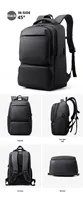 Sac à dos simple et léger Sacs de sport pour ordinateur portable de voyage de grande capacité Sacs de tendance Oxford étanches pour hommes