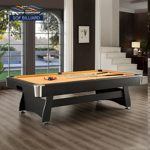 Table de <span class=keywords><strong>billard</strong></span> 3-en-1 S.Q.F SMS-ZQ <span class=keywords><strong>7FT</strong></span> 8FT 9FT, <span class=keywords><strong>billard</strong></span> américain, snooker, taille personnalisée, rail en bois MDF, poches en nylon - Product Image 4