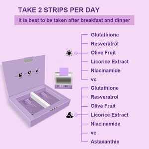 Película Oral Blanqueadora Personalizada OEM, Película Oral Blanqueadora para Mejorar la Salud del Cabello, Película Oral Blanqueadora Orodispersible - Product Image 2