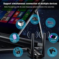 Adaptateur USB BT5.3 sans pilote, émetteur et récepteur audio externe, prise et lecture à faible latence compatible avec Win 11/10/8.1/7